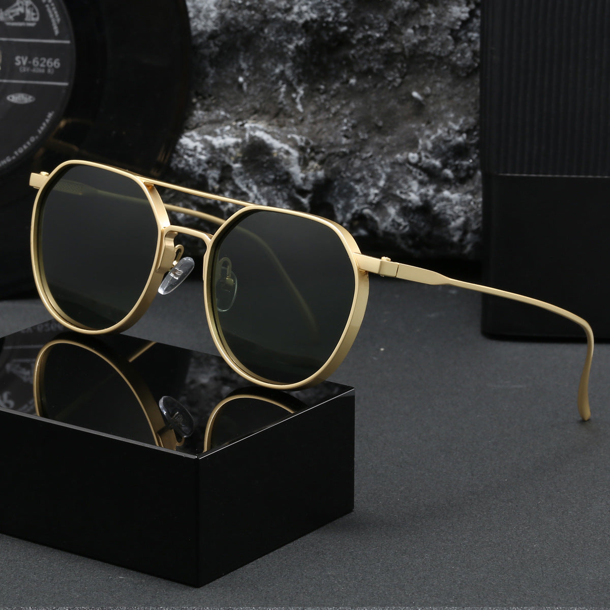Vertex Double-Bridge Aviators
