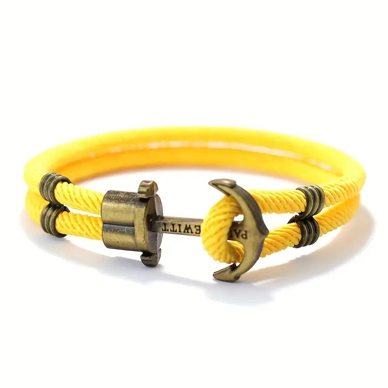 Mariner Anchor Rope Bracelet
