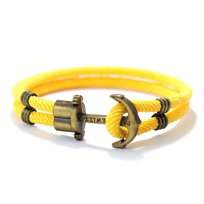 Mariner Anchor Rope Bracelet