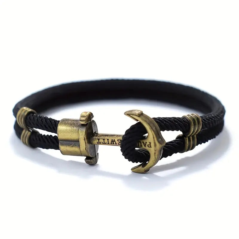Mariner Anchor Rope Bracelet