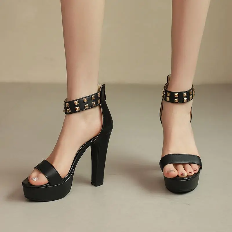 Silvara Stud Heels