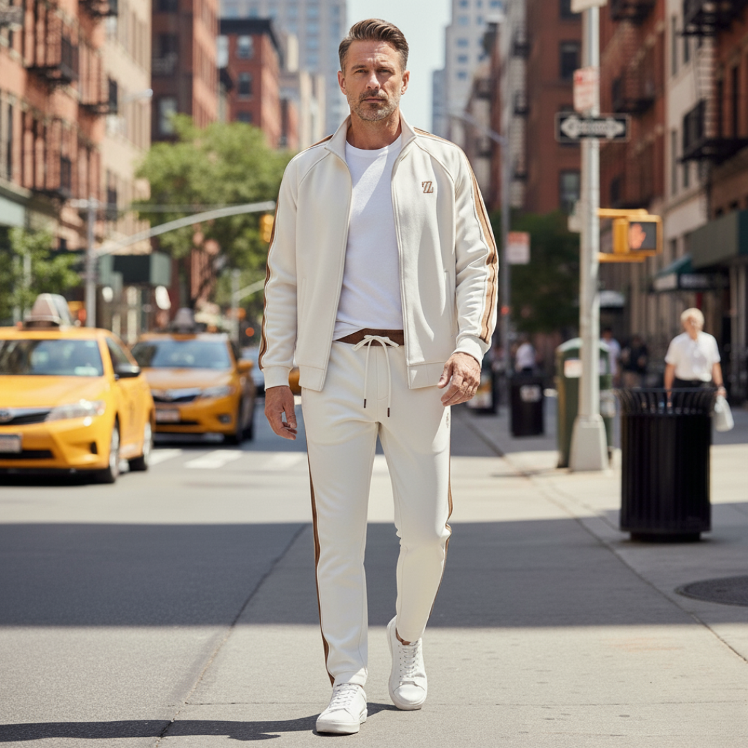 Zelario Stripe Tracksuit