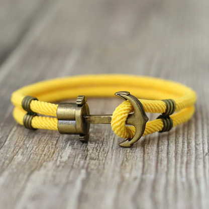 Mariner Anchor Rope Bracelet