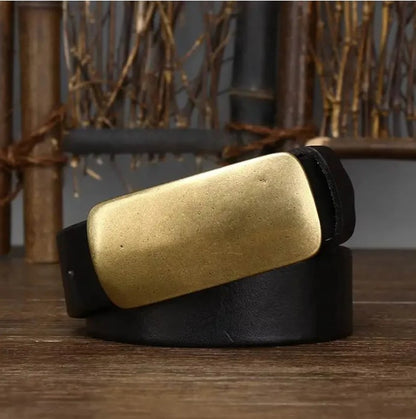 Hercules Brass Buckle Belt