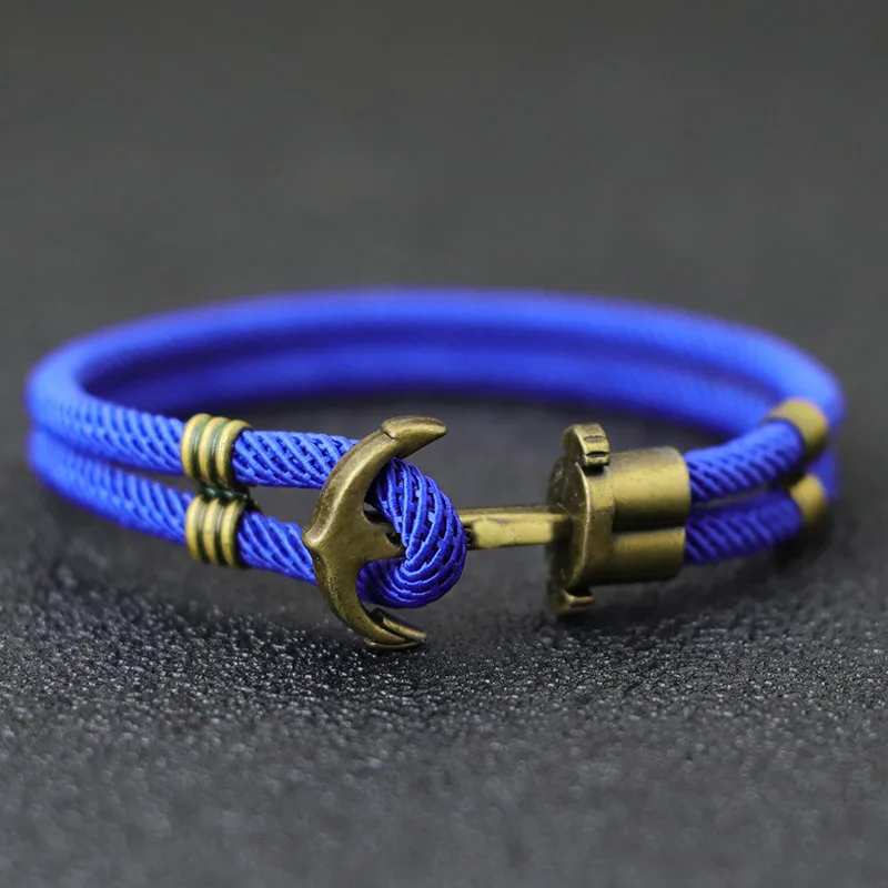 Mariner Anchor Rope Bracelet