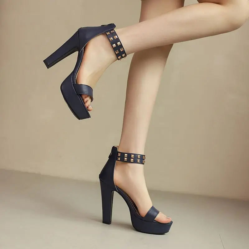 Silvara Stud Heels