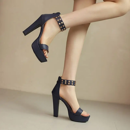 Silvara Stud Heels