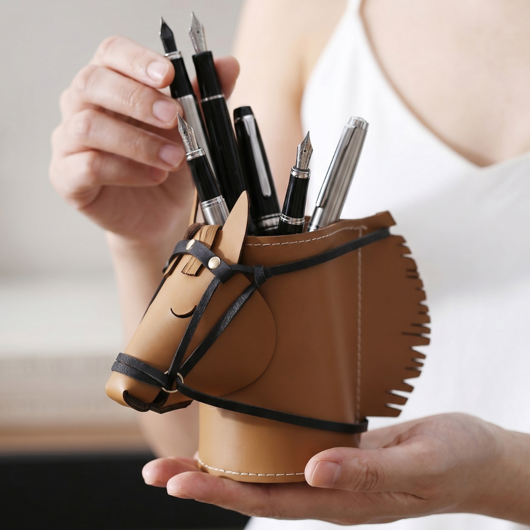 Elarion Horse Desk Organizer