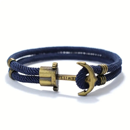 Mariner Anchor Rope Bracelet