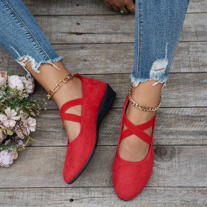 Capri Strap Wedges