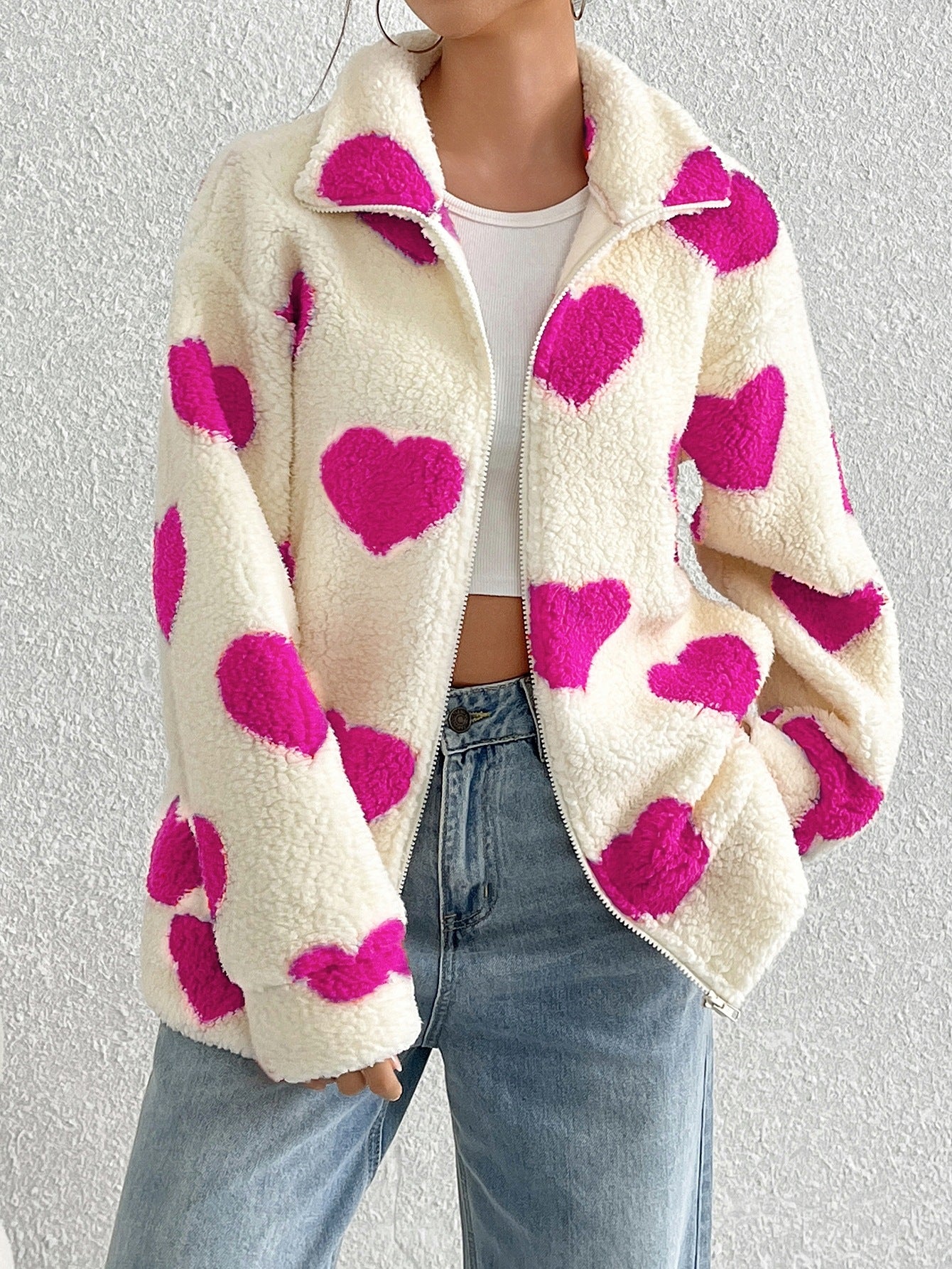 Valentina Sherpa Zip-Up