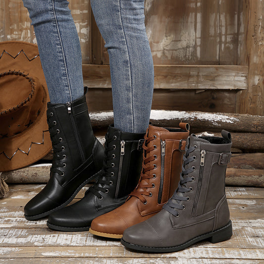 Ivone Lace Up Boots
