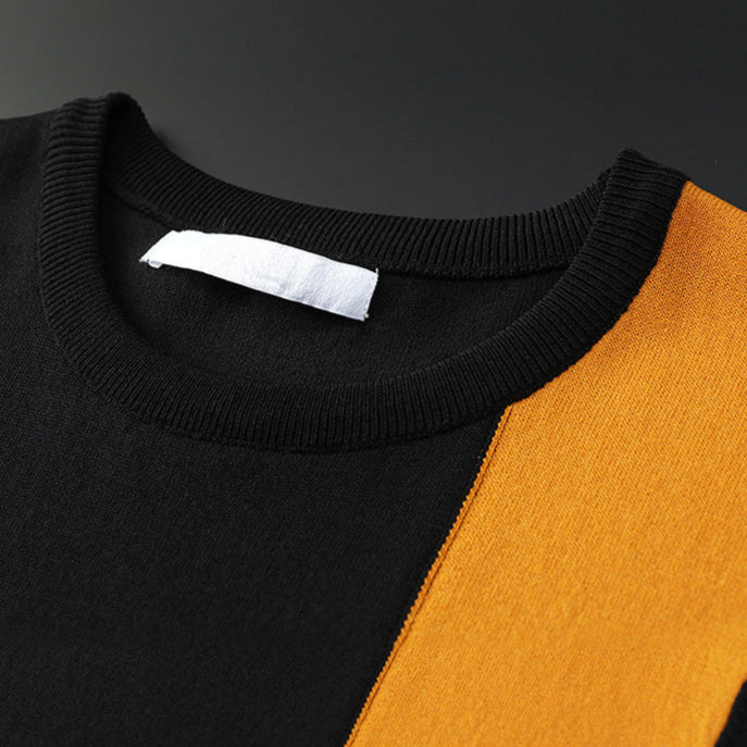 Colorblock Knit T-shirt