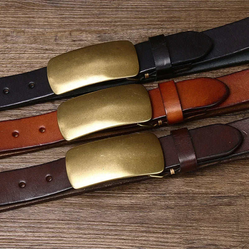 Hercules Brass Buckle Belt