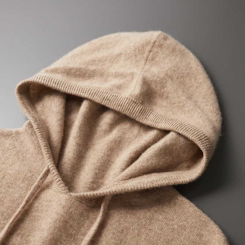 Merino Wool Hoodie for Men