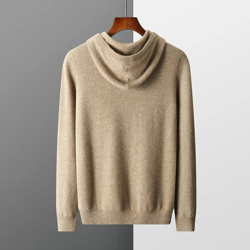 Merino Wool Hoodie for Men