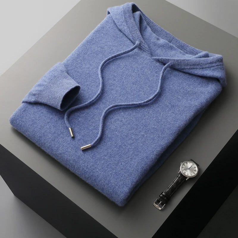 Merino Wool Hoodie for Men