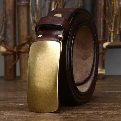 Hercules Brass Buckle Belt