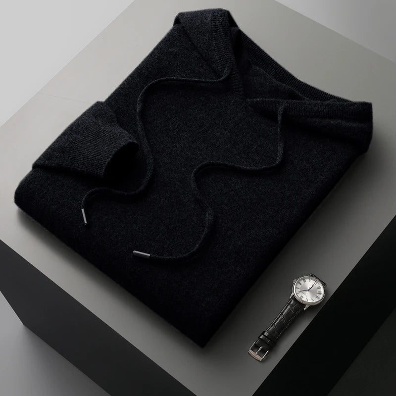 Merino Wool Hoodie for Men